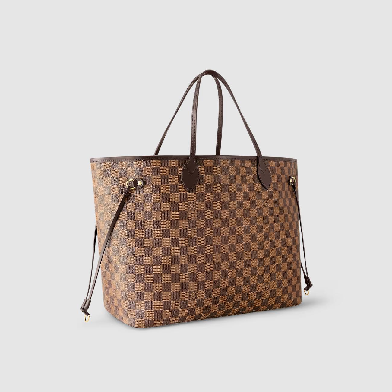 Túi Louis Vuitton Neverfull GM Nữ Damier Ebene Canvas